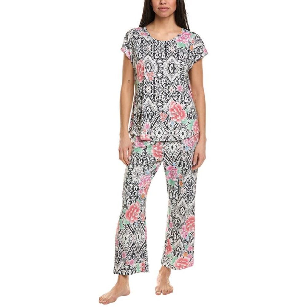Johnny Was Womens  2Pc The Bobbie Pajama Pant Set